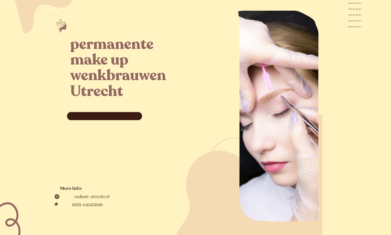 Permanente Make-up Wenkbrauwen in Utrecht